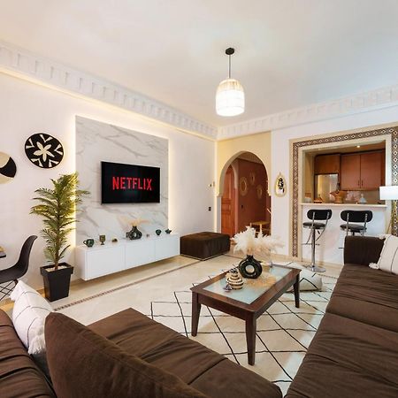 Appartement Chic Gueliz Plaza Avec Vue Marrakesh Luaran gambar