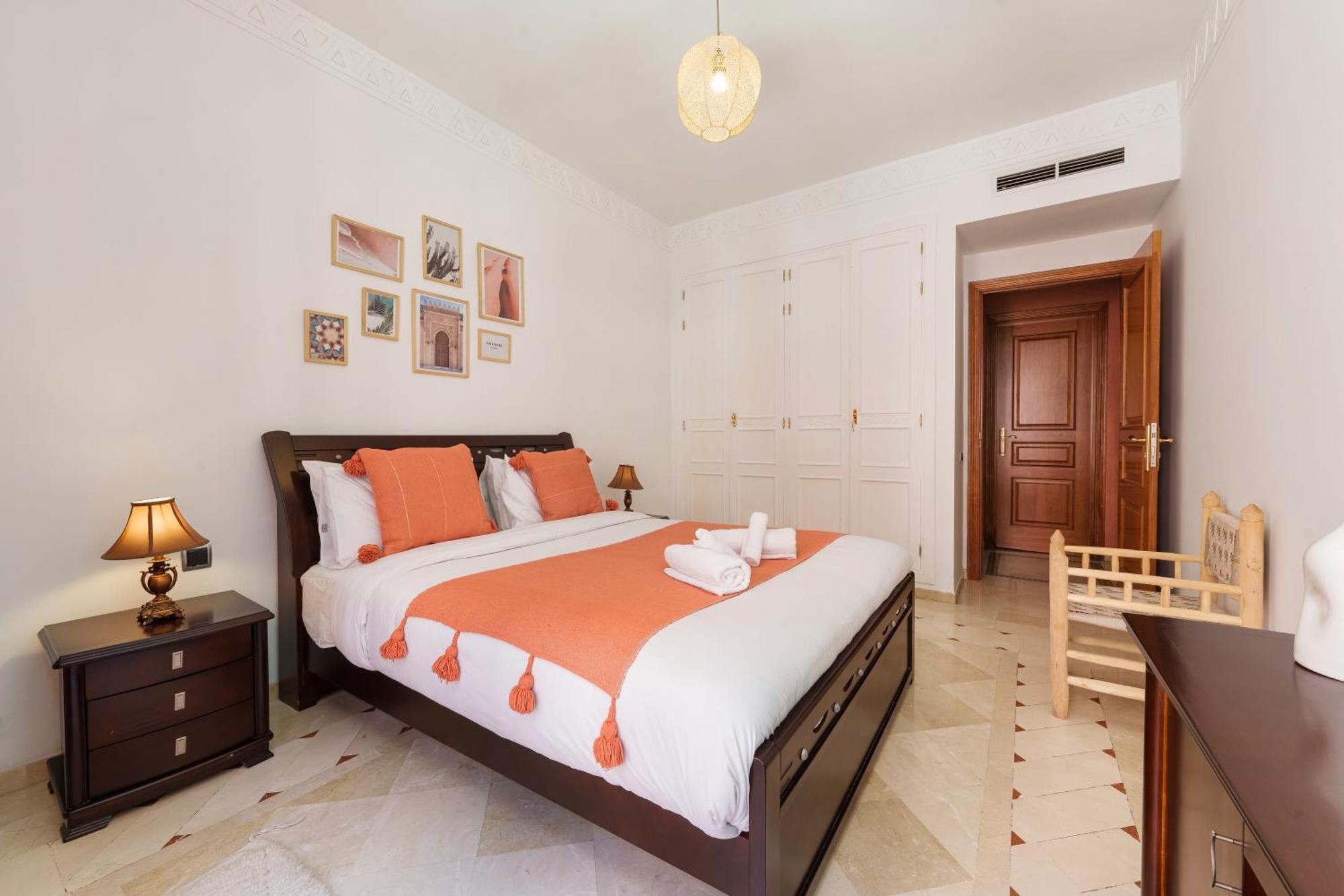 Appartement Chic Gueliz Plaza Avec Vue Marrakesh Luaran gambar