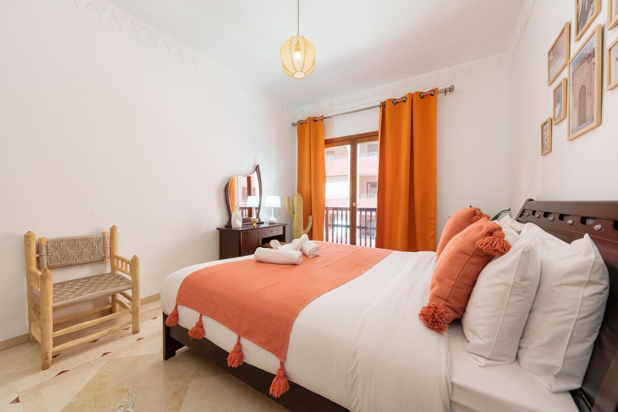 Appartement Chic Gueliz Plaza Avec Vue Marrakesh Luaran gambar